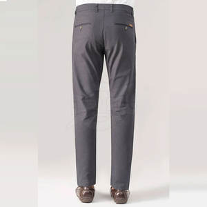 Pantalon en coton léger pour hommes séchage rapide taille moyenne Streetwear Style décontracté toile tissu conception unie droite Service OEM - Product Image 2