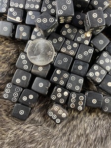 Dados de Cuerno de Búfalo Natural, Ecológicos y con Patrones de Grano Únicos para Juegos de Mesa de Rol, Alta Calidad - Product Image 6