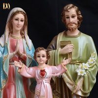 Idéal Arts Fait À La Main Religieux Résine Sainte Famille Statue Vierge Marie Jésus Décor pour Église Maison Autel Jardin Prière Cadeaux