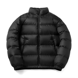 Solide noir épaules tombantes respirant veste d'hiver hommes chaud Parka bouffantes vestes homme vestes d'hiver épaissir Parkas pour hommes - Product Image 1