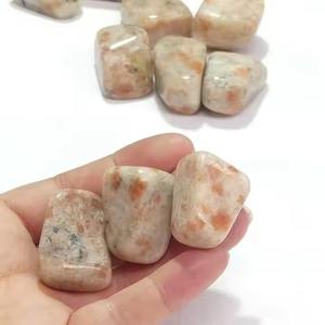 Best Quality Polished Sunstone Tumbled <b>Stone</b> Carved Sunstone <b>Stone</b> <b>Pebbles</b> High Quality Tumbled Feng Shui Crystals For Mediation - Product Image 2