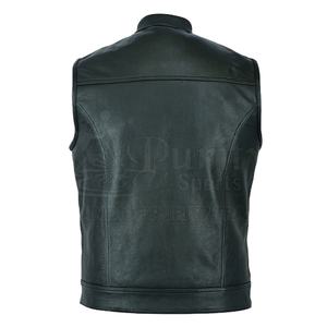 Chalecos de Cuero Casuales de Invierno 2025, Transpirables, Personalizados, de Buena Calidad, con Botones, Ropa Exterior Sólida - Product Image 1