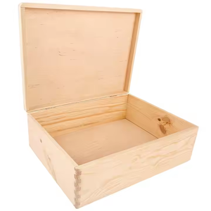 Boîte à monnaie en bois de luxe, finition laquée mate faite à la main, avec dessus en verre, deux fentes pour bijoux - Product Image 1