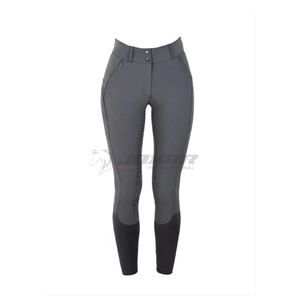 Pantalones ecuestres elegantes, cómodos, ligeros, ajustados, para mujer, transpirables, de larga duración, para montar a caballo al aire libre - Product Image 4