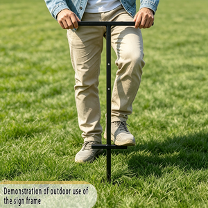 Estacas Metálicas de 42 Pulgadas con Barra en T, Resistentes a la Oxidación, para Letreros de Jardín, Exteriores, Estacionamientos, Fiestas, Graduaciones, Césped, Bares, Garajes y Ofertas - Product Image 4