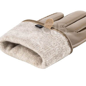 Gants en cuir souple pour homme, à doigts entiers, respirants, compatibles avec les écrans tactiles, écologiques, utilisables en toutes saisons pour le sport - Product Image 5