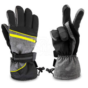 2024 gants de Ski en cuir de haute qualité pour hommes vente directe d'usine taux de gros équipement de Ski à la mode - Product Image 1