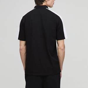 Polo d'été décontracté pour hommes 100% coton coupe ample anti-rides piqué tissu personnalisé imprimé logo t-shirts pour hommes - Product Image 3