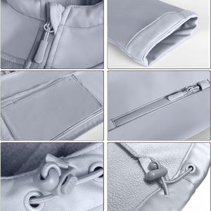 Chaqueta Softshell para mujer, impermeable, transpirable, para exteriores, ligera, resistente al viento, para exteriores, chaqueta Softshell para mujer - Product Image 6