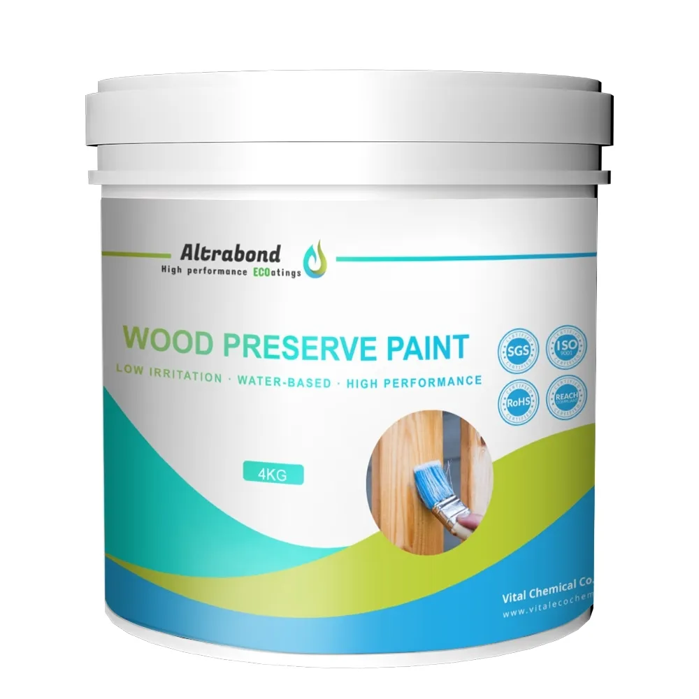 Peinture de bois à séchage rapide à base d'eau, peinture de meubles en bois, peinture de bois de polyuréthane