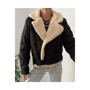 เสื้อโค้ทขนตัวย้หยิก (ตุ๊กตา) สีดํา - Product Image 3