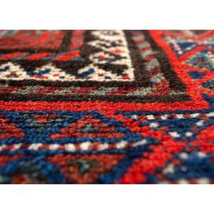 Alfombra Kiaan Grande de Lana Anudada a Mano, Rectangular 9x12, Patrón Geométrico Abstracto para Entrada, Pasillo, Modelo Paem-199 Rojo Naranja - Product Image 3