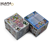 Boîtes pliantes de luxe écologiques avec revêtement, conception personnalisée, pour emballage de jouets mystères et articles de collection, édition limitée, vente en gros