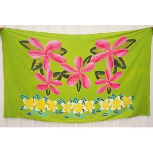 Sarongs hawaïens peints à la main en rayonne de qualité supérieure, paréo, vente en gros personnalisée, vêtements de plage, couverture, îles du Pacifique, HPMU024-02-200 - Product Image 1