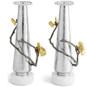 ตกแต่งสไตล์ใบไม้เชิงเทียนอลูมิเนียมสําหรับตกแต่งบ้านโรงแรมงานแต่งงานตกแต่งคุณภาพระดับพรีเมียมเชิงเทียน - Product Image 5