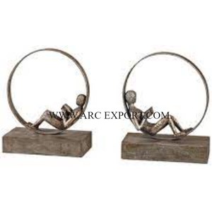 Soporte para libros de Metal de Color blanco y negro, diseño de piña, chapado en oro, soportes para libros de decoración elegantes de lujo, sujetalibros para decoración del hogar - Product Image 4