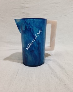 Best Quality Middle East Style Resin <b>Water</b> <b>Jug</b> Pitcher 6-Handle Glassware for Drinking Premium Set - Product Image 4