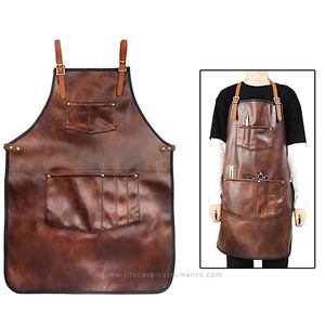 ผ้ากันเปื้อนหนังแท้เอนกประสงค์ สำหรับช่างตัดผม ทำจากหนังคุณภาพสูงโดย Life Care Instruments - Product Image 4