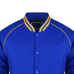 Vestes d'université faites de matériaux teints et à séchage rapide 100% vestes de baseball de marque privée personnalisées de haute qualité en gros - Product Image 6