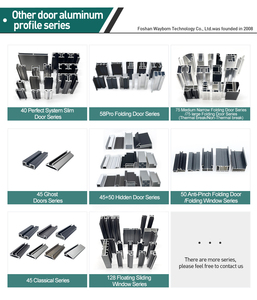 Waybom mince bureau aluminium cadre partiel mur bureau Division panneaux extérieur ignifuge verre <span class=keywords><strong>cloison</strong></span> diviseur profil - Product Image 6