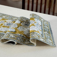 Chemin de table drapeau américain brodé cuisine décoration maison pour mariage hôtel salle à manger coton lin chemin de table commode écharpes