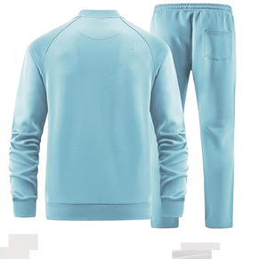Ensemble de survêtement décontracté pour homme, sweat-shirt imprimé et pantalon de jogging, ensemble deux pièces - Product Image 6