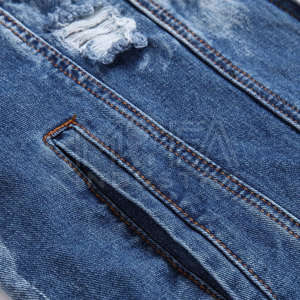 Veste en jean pour hommes en vrac en gros Vêtements d'extérieur à la mode et élégants en couleurs personnalisées à vendre - Product Image 5