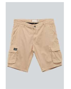 Pantalones cortos activos de algodón 100% para hombre, pantalones cortos de trabajo informales con logotipo personalizado, pantalones cortos de estilo cargo para hombre - Product Image 3