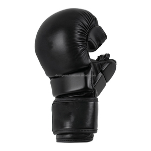 ถุงมือฝึกซ้อมหนัง PU แบบกำหนดเองสำหรับมืออาชีพ สำหรับชกมวย MMA UFC ยิงปืน ซ้อมต่อย ปิดด้วยแถบตีนตุ๊กแก - Product Image 5