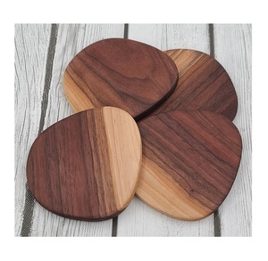 Sous-verres élégants en bambou faits à la main, finition polie lisse et simple, écologique, qualité durable, style de vie de luxe, zen asiatique - Product Image 4