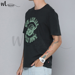 เสื้อยืดลำลองสำหรับใส่กลางแจ้งเข้ารูปผ้าฝ้ายแท้สำหรับผู้ชายพิมพ์ลายกราฟิกพิมพ์โลโก้ออกแบบได้ตามต้องการ - Product Image 2