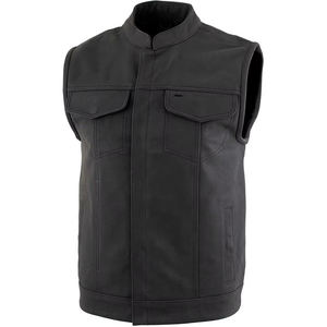 Chaleco de Cuero para Hombre, Diseño Nuevo 2025, con Botones en la Parte Delantera, Prenda Exterior Cortavientos para Otoño, para Uso en Clubes/Equipos - Precio Razonable - Product Image 5