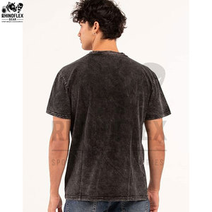 Camisetas de Hombre Estilo Nuevo, Talla Grande, Lavado Ácido, Tejido Resistente, Color Sólido, Diseño de Primera Calidad, Camisetas con Ribete Lavado Ácido - Product Image 3
