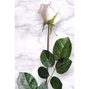 Elegante 72cm Flor de Rosa artificial blanca Producto de flores artificiales elegantes - Product Image 2