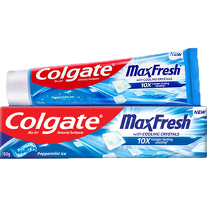 Dentifrice Max Fresh Blue Gel 150g Menthe Rafraîchissante Anti-Carie Blanchissant Haleine Fraîche Soin Bucco-Dentaire Prix Compétitif Produit Chimique - Product Image 1