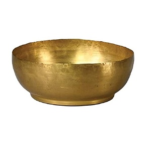 Bol décoratif en métal avec nickel en forme de bateau fini plaqué pour la décoration de fête à la maison et de restaurant hôtel logo personnalisé aluminium - Product Image 6