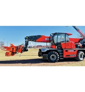 Manitou MRT 3060, chargeur télescopique rotatif avec déchiqueteur de bois CS750, moteur 173 CV, transmission hydrostatique, état neuf - Product Image 4