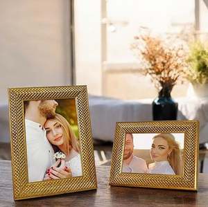 Juego de 2 marcos de fotos de metal de latón AK en marco de alta calidad con acabado de latón para decoración interior de habitación - Product Image 6