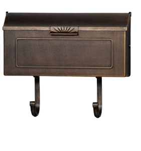 Mailbox for Rent Payments Shiny Polished <b>Outdoor</b> Decor Mail Keys Cash and Checks House Door Mount Locking Drop <b>Box</b> - Product Image 4