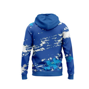 เสื้อฮู้ดดี้ผู้ชายผ้าคอตตอนผสมโพลีเอสเตอร์คุณภาพสูง พิมพ์โลโก้ตามสั่ง แบบไม่มีลาย - Product Image 4