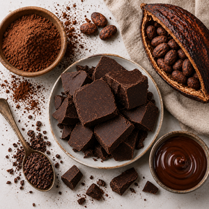 Smooth <b>texture</b> cocoa mass paste offered for wholesale trade and international buyers - Product Image 1