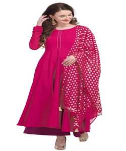 Kurtis señoras algodón Reyon mujeres Anarkali último diseño de moda listo para usar precio bajo con Dupatta Jackate vestido indio venta al por mayor Apparelgarment - Product Image 6