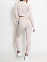 Ensemble de vêtements de sport pour femmes, 3 pièces, couleur unie, avec veste zippée, soutien-gorge de sport, leggings de yoga, extensible dans 4 directions, strass, séchage rapide, respirant