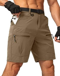 Novedad de verano, pantalones deportivos American Waffle para hombre, pantalones casuales de pierna ancha rectos sueltos de calle alta, pantalones cortos hasta la rodilla para hombre - Product Image 2