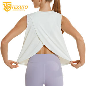 Ropa de entrenamiento para mujer, camiseta sin mangas deportiva de Yoga para gimnasio, camisetas sin mangas con estampado personalizado de alta calidad para mujer, camisetas sin mangas con tirantes gruesos para gimnasio para mujer - Product Image 6