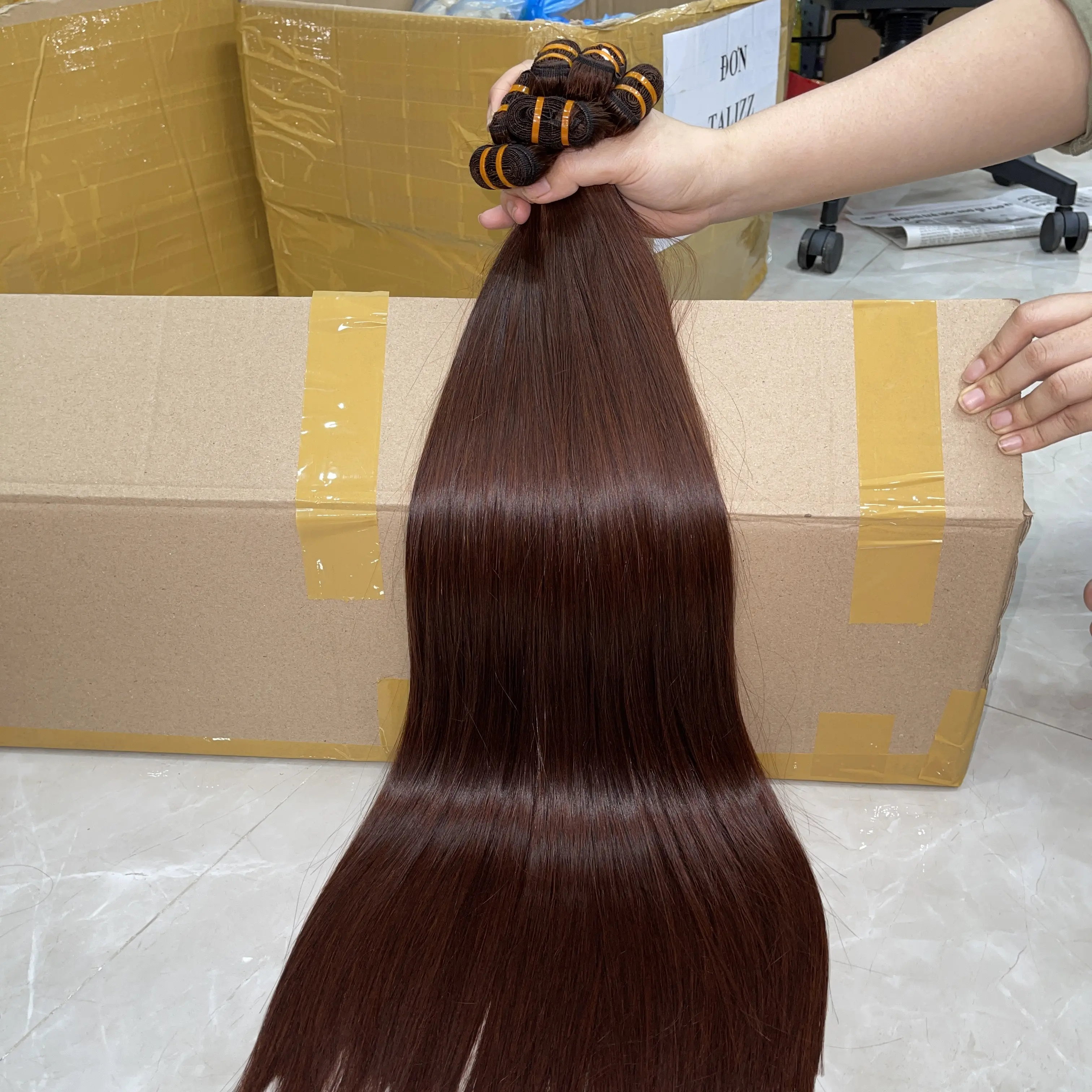 Holesale-extensiones de pelo de fábrica, accesorio para el cabello de fábrica