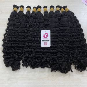 Cheveux en vrac cheveux de luxe ondulés profonds exxtension javel à blond 100% cheveux vietnamiens - Product Image 3