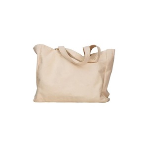Eco Friendly <b>Machine</b> Washable Custom Thickened 100% Cotton GOTS Certified With Zipper Gentle Woman Large Capacity for Groceries - Product Image 6
