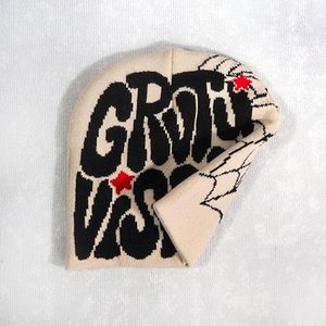 Venta caliente Unisex invierno cálido gorros de alta calidad todo impreso acrílico punto sombreros logotipo personalizado ropa de calle sombreros deportivos - Product Image 3