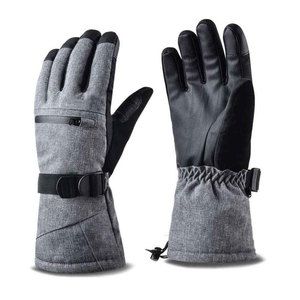 Vente chaude de gants de ski en cuir de haute qualité mitaines de sports d'hiver compatibles avec l'écran tactile pour la vente en ligne par temps froid - Product Image 2